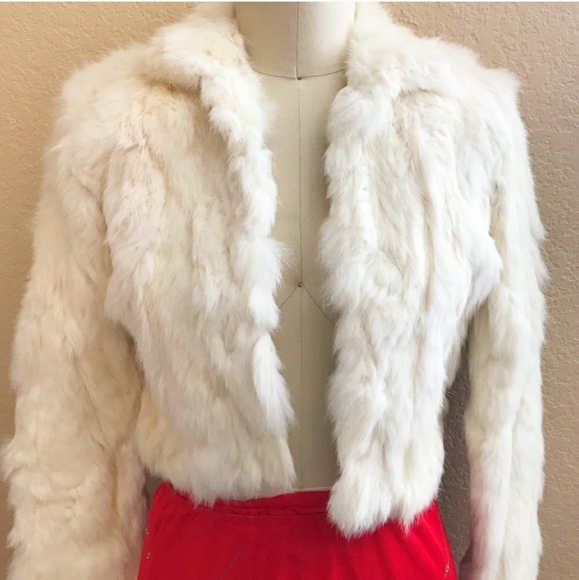 Bebe Rabbit Fur Coat - Picture 3 of 4